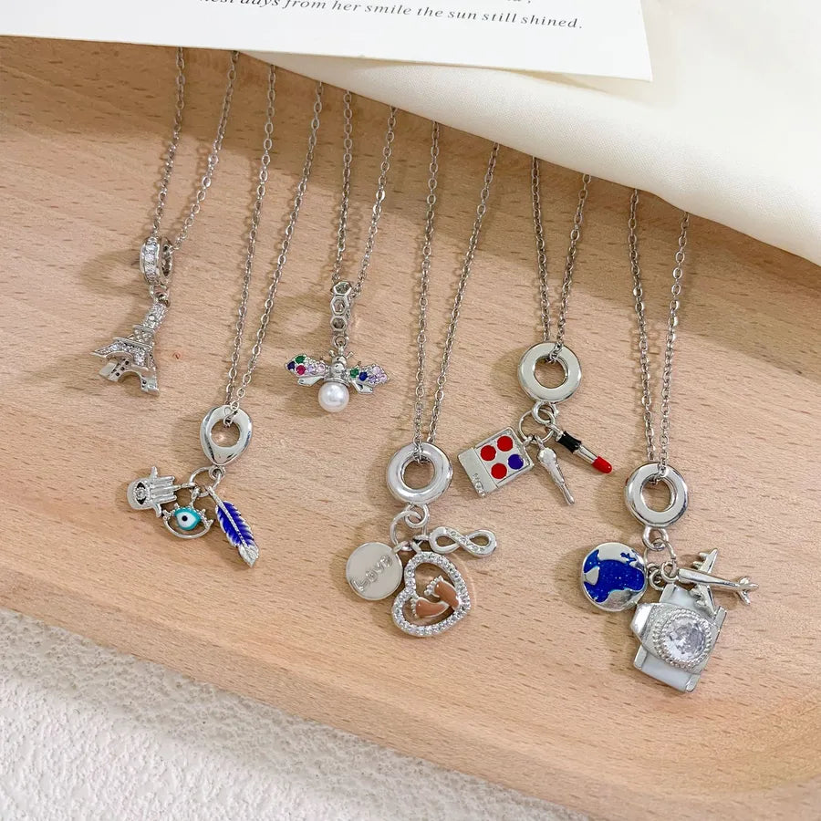 Global Travel Pendant Necklace for Women