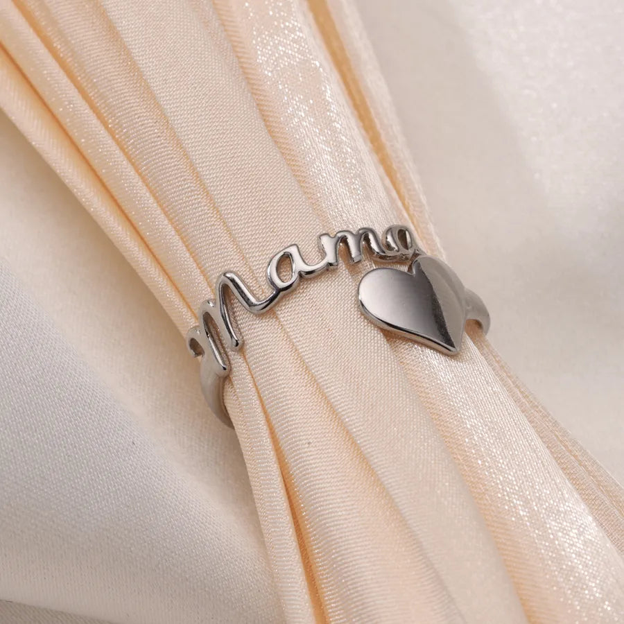 18K Gold Heart Ring – Stainless Steel, PVD Coated