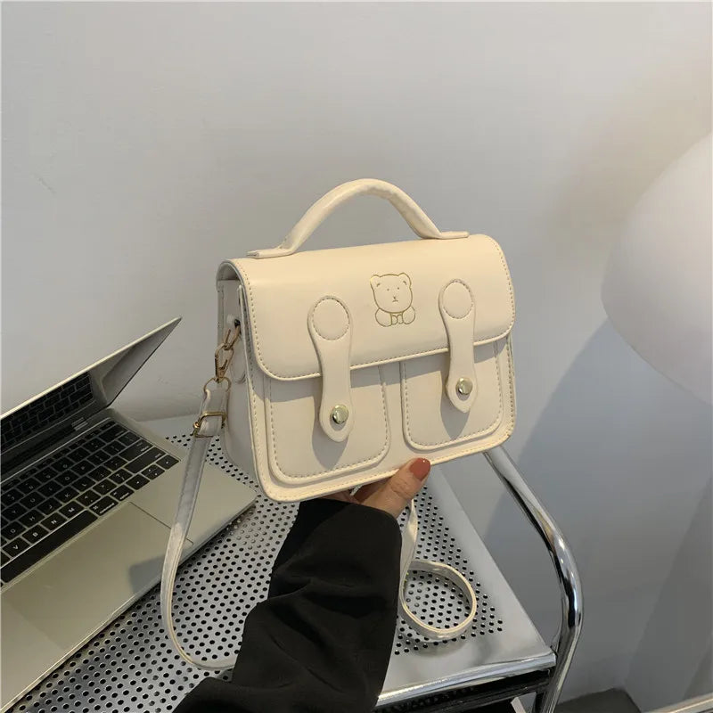 Women's Small PU Leather Street Shoulder Bag