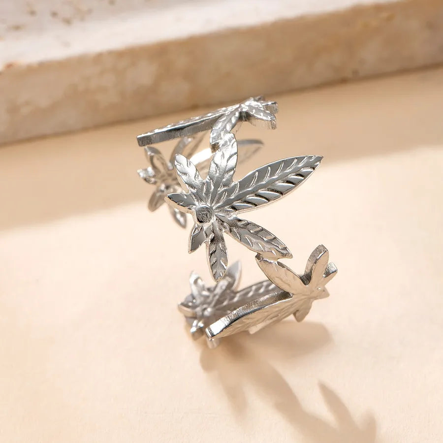 Geometric Open Ring in 304 Stainless Steel