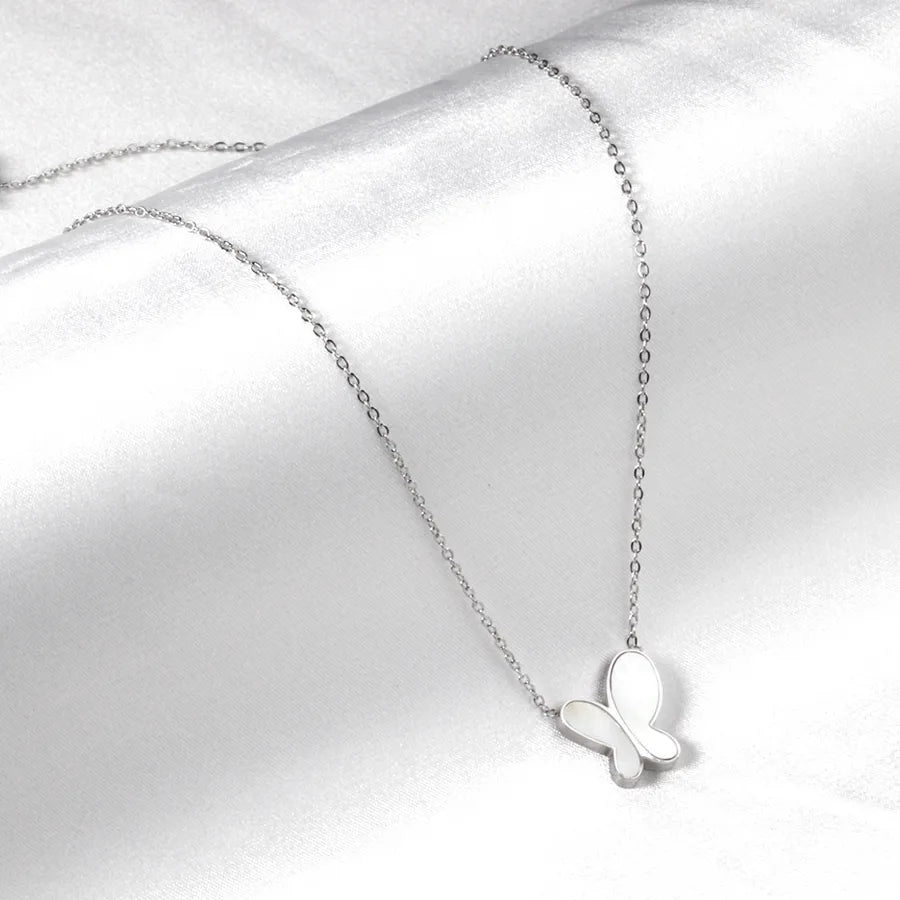 Gold Butterfly Pendant Necklace