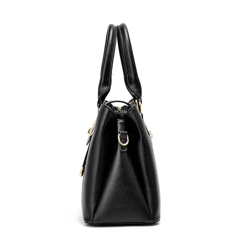 Elegant PU Leather Square Shoulder Bag