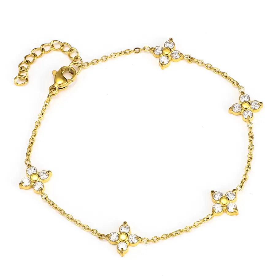 Four Leaf Clover Starry Sky Bracelet