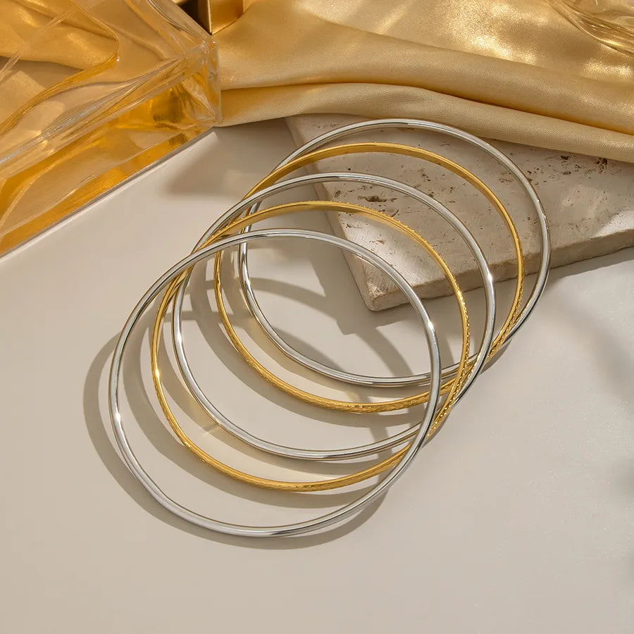 Colorful Geometric Stainless Steel Bracelet