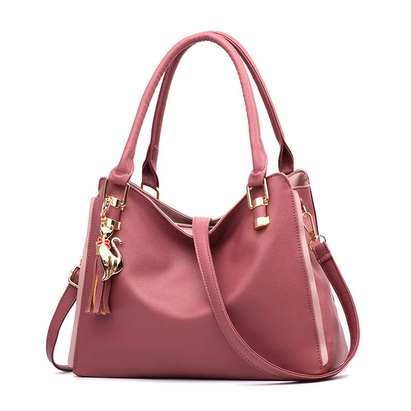 Elegant Soft Leather Shoulder Bag for Women