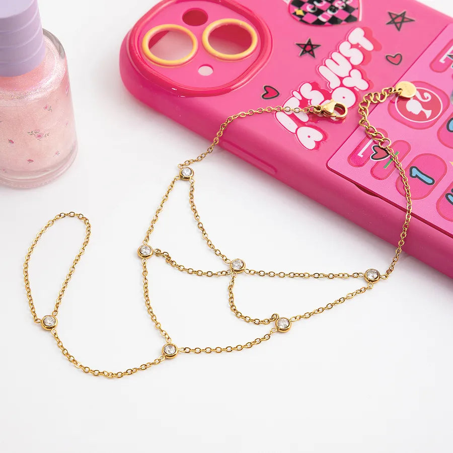 18K Gold Plated Tassel Finger Bracelet