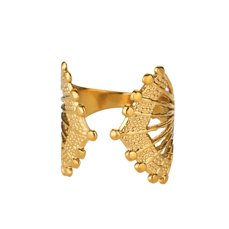 Gold Starfish Adjustable Ring – Stainless Steel 31