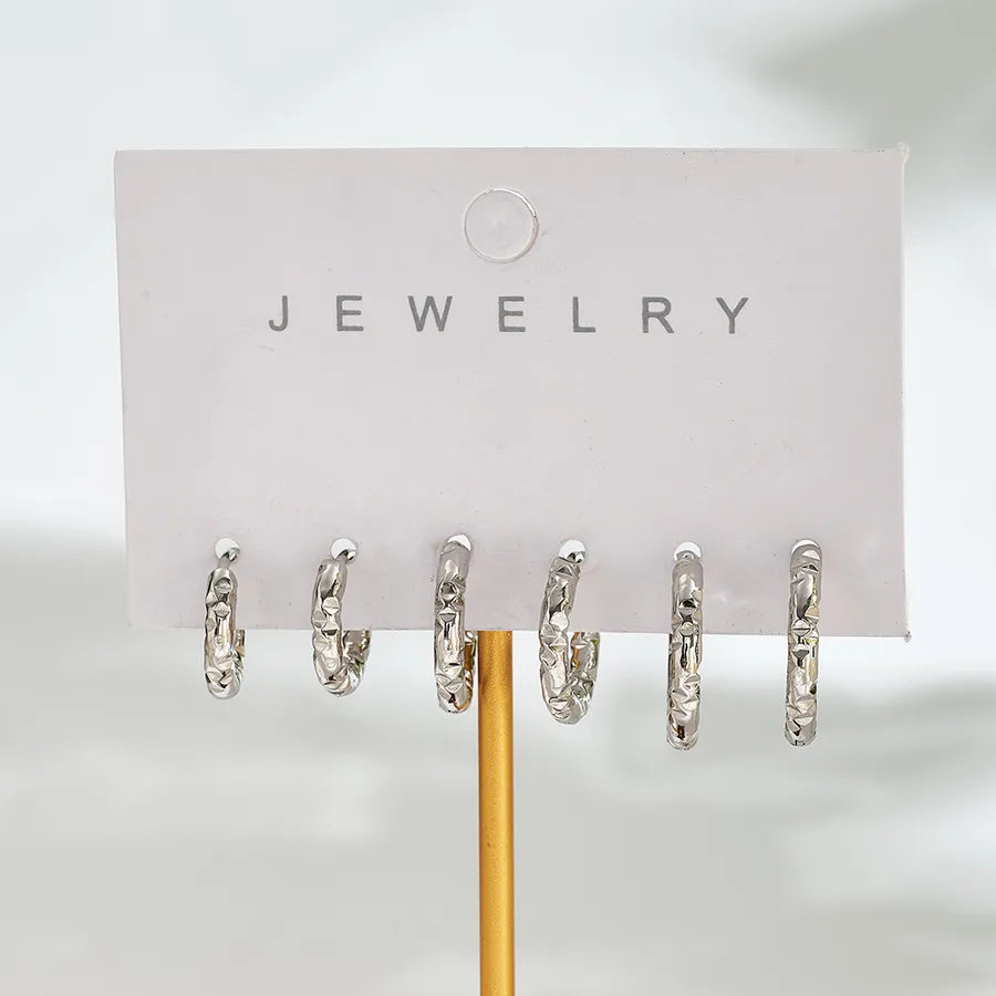 18K Gold Plated Irregular Hoop Earrings