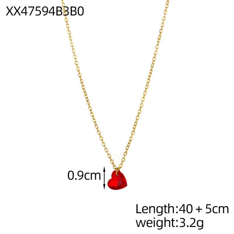 Gold Plated Titanium Steel Floral Geometric Necklace One Size XX48424B3B0 9*9*1