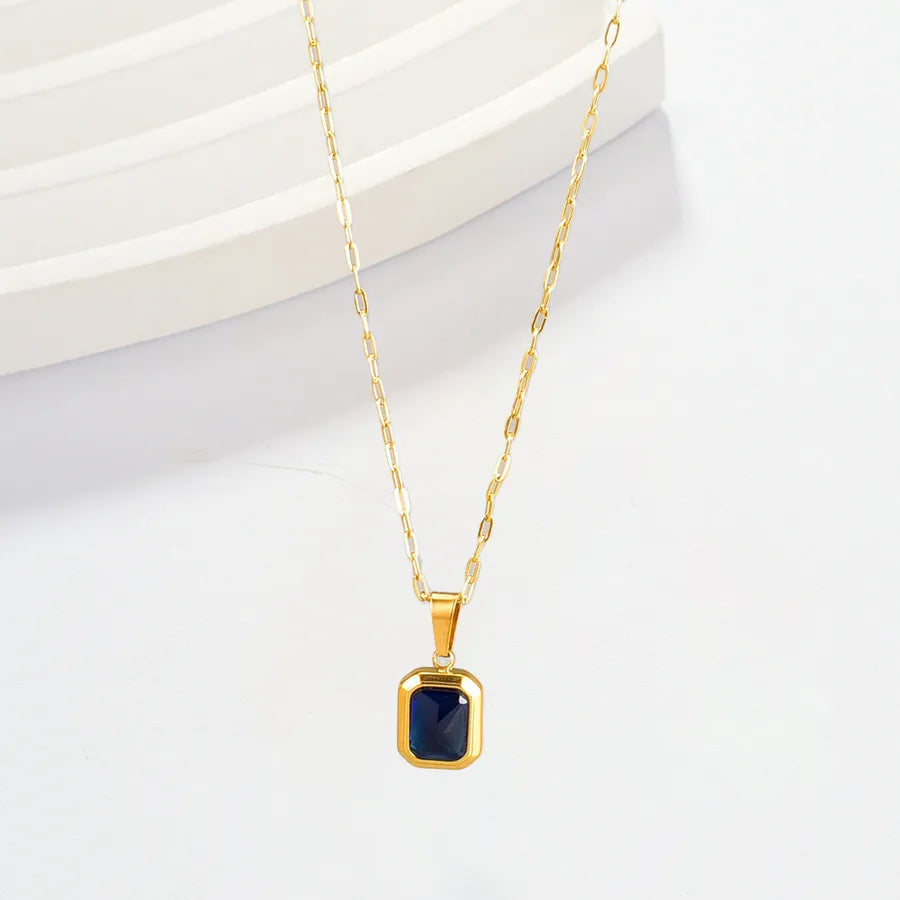 Titanium Steel Heart Pendant Necklace