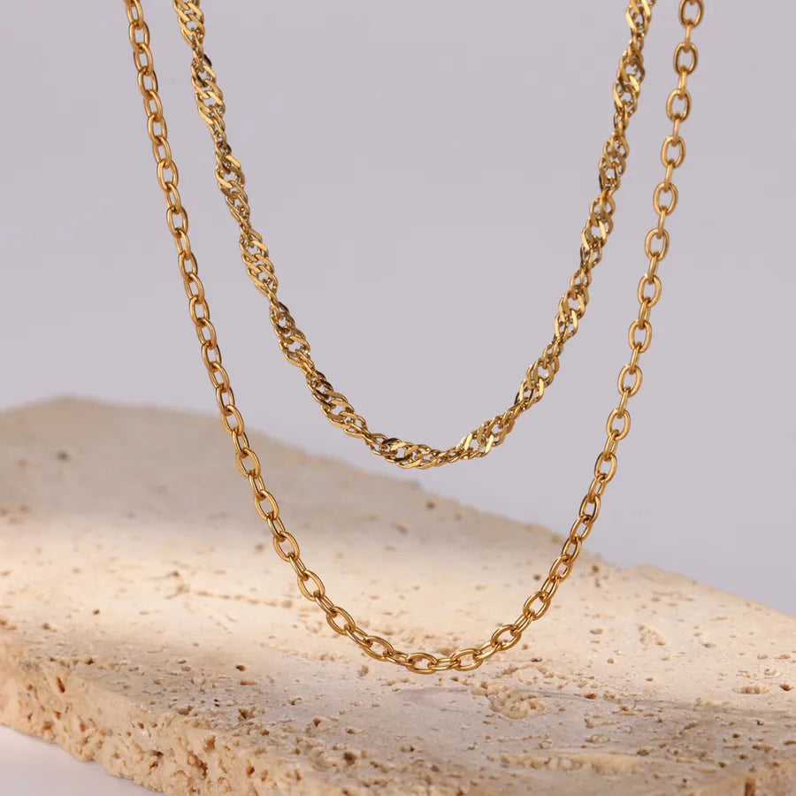 18K Gold Butterfly Pendant Necklace