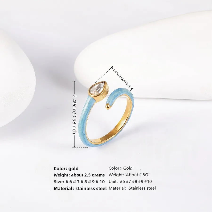 Minimalist Floral Open Ring for Women