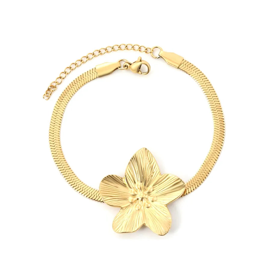 Boho Star & Bow Stainless Steel Bracelet