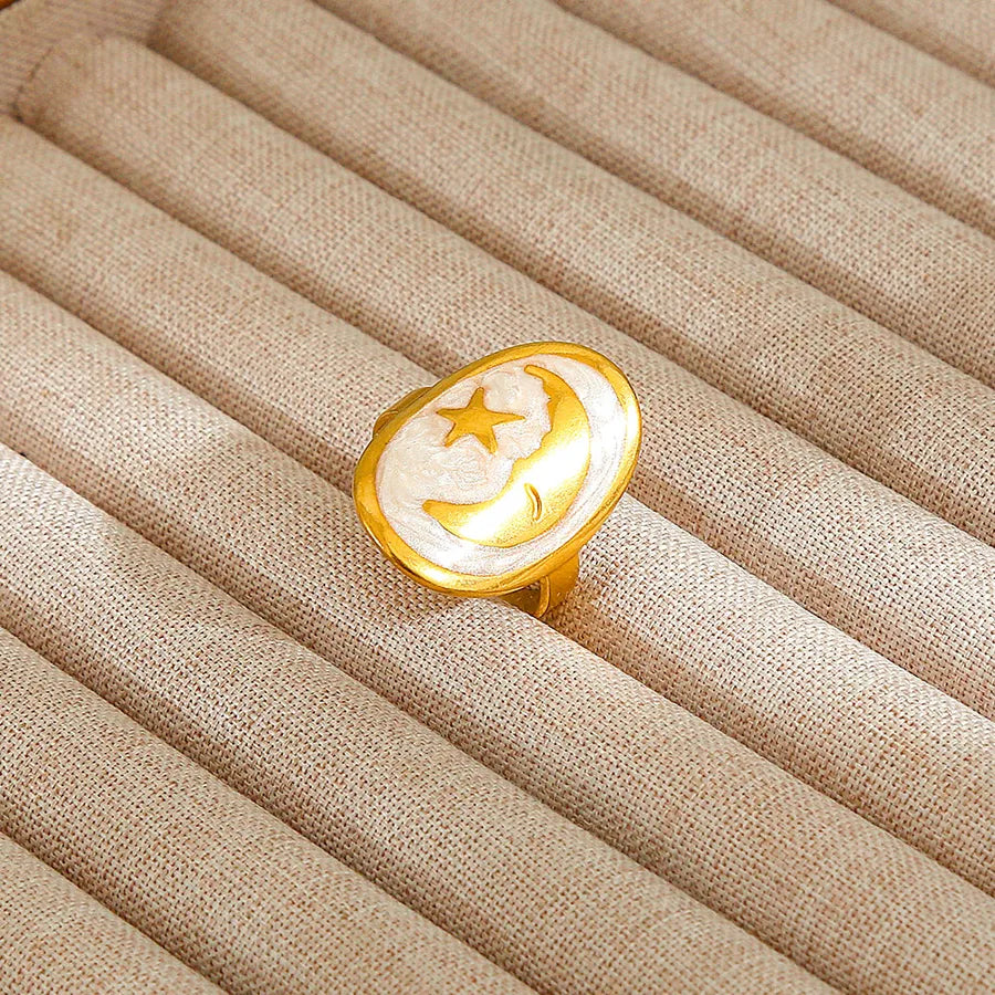 Heart Pattern Stainless Steel Ring 256