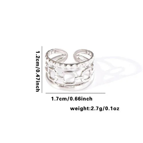 Titanium Steel Fish Tail Ring for Women