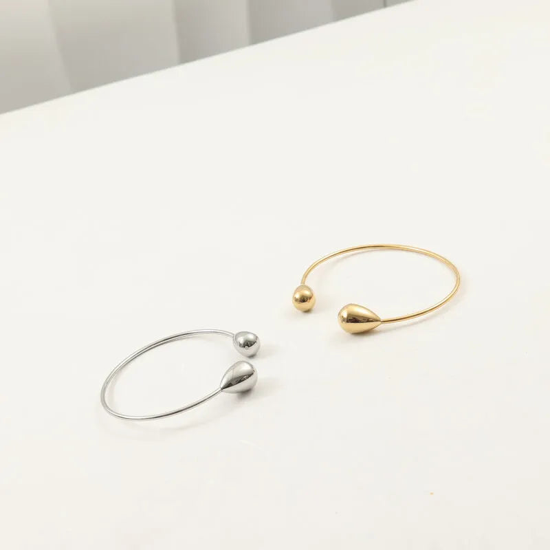 18K Gold Plated Water Drop Stainless Steel Bracelet