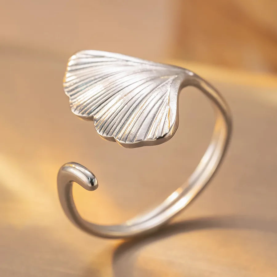 Geometric Titanium Steel Star Ring for Women K160 Steel Color Ring Open