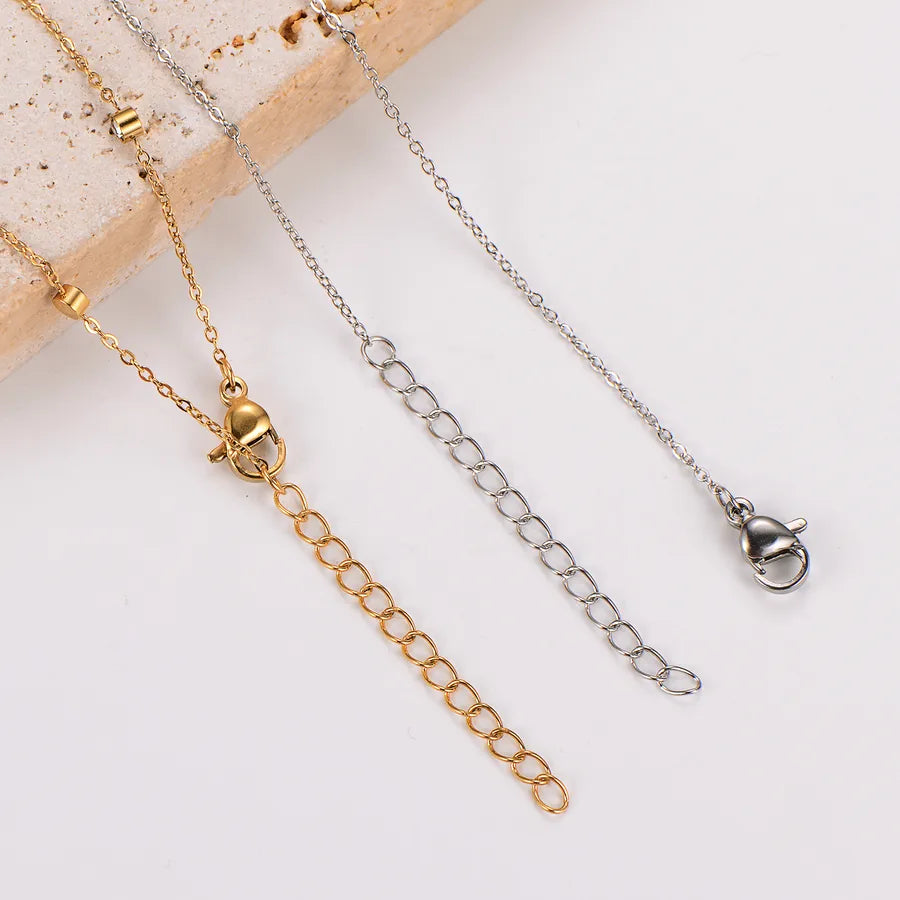 Gold Heart Anklet with Diamond Accent