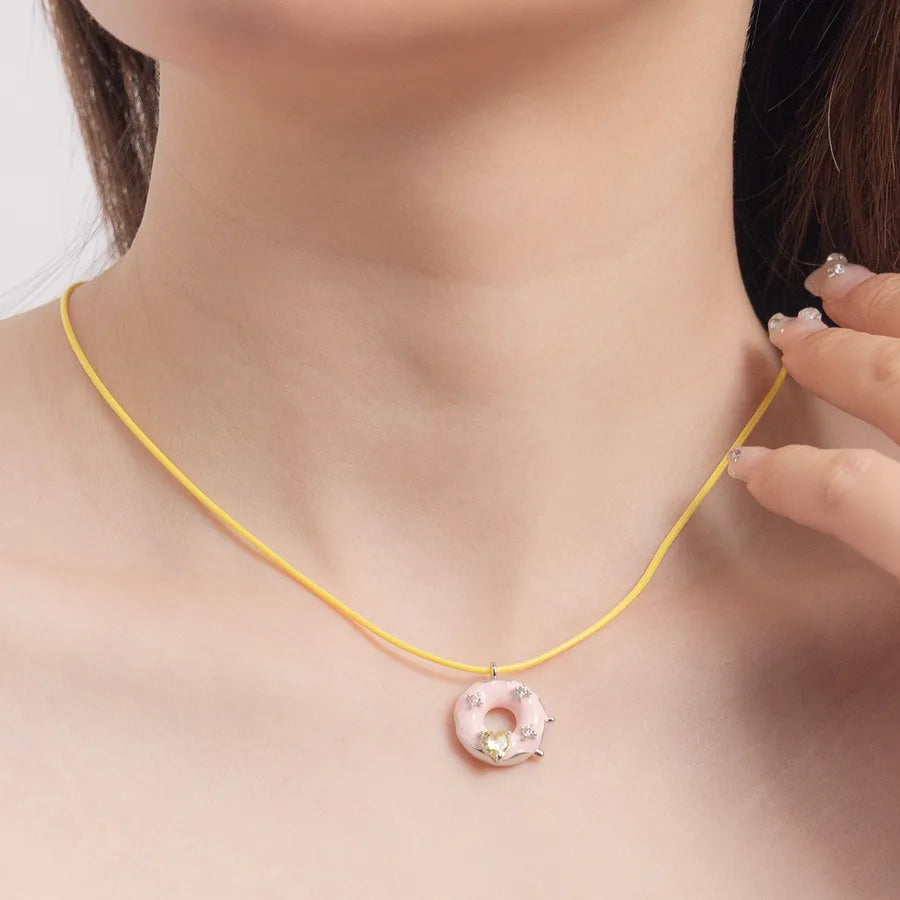 Cute Donut Ice Cream Drop Earrings