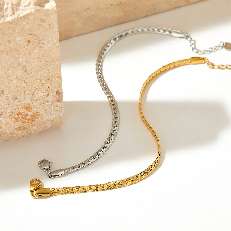 Stainless Steel Cuban Link Bracelet