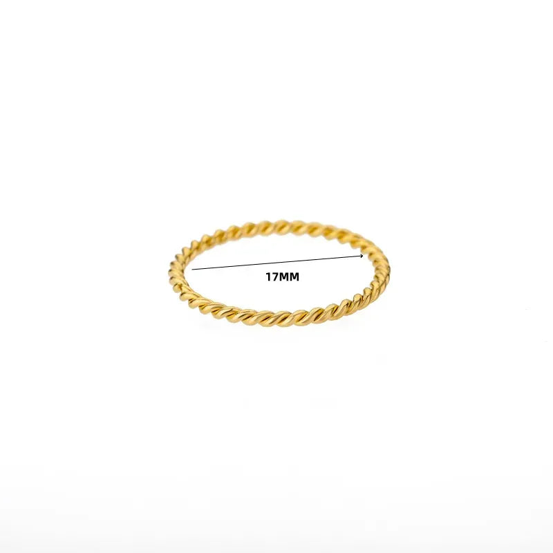 18K Gold Plated Geometric Zirconia Ring 3