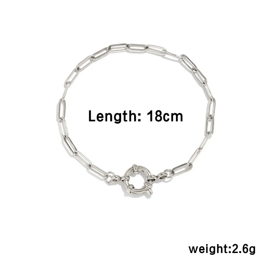 Heart Lock Stainless Steel Bracelet BR281701S