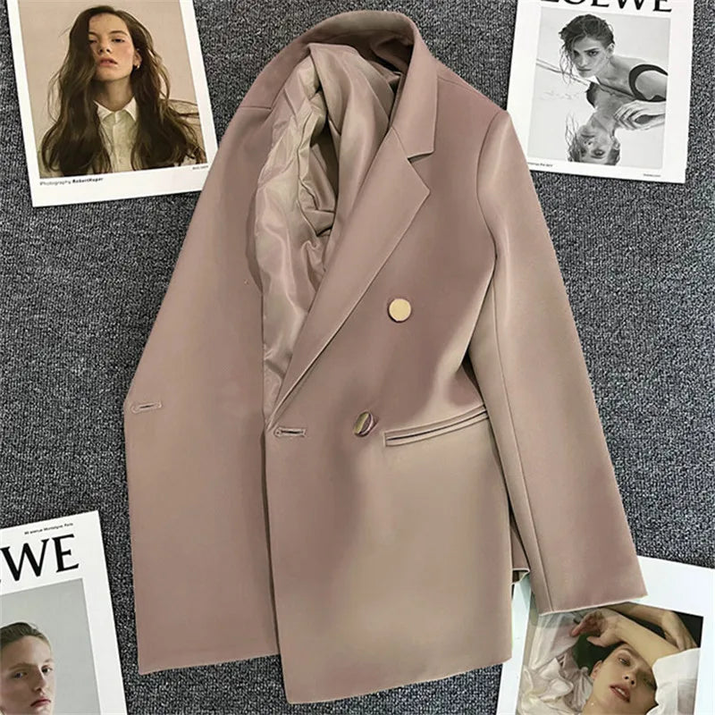 Candy Green Women's Blazer – Spring/Autumn Style Khaki Color
