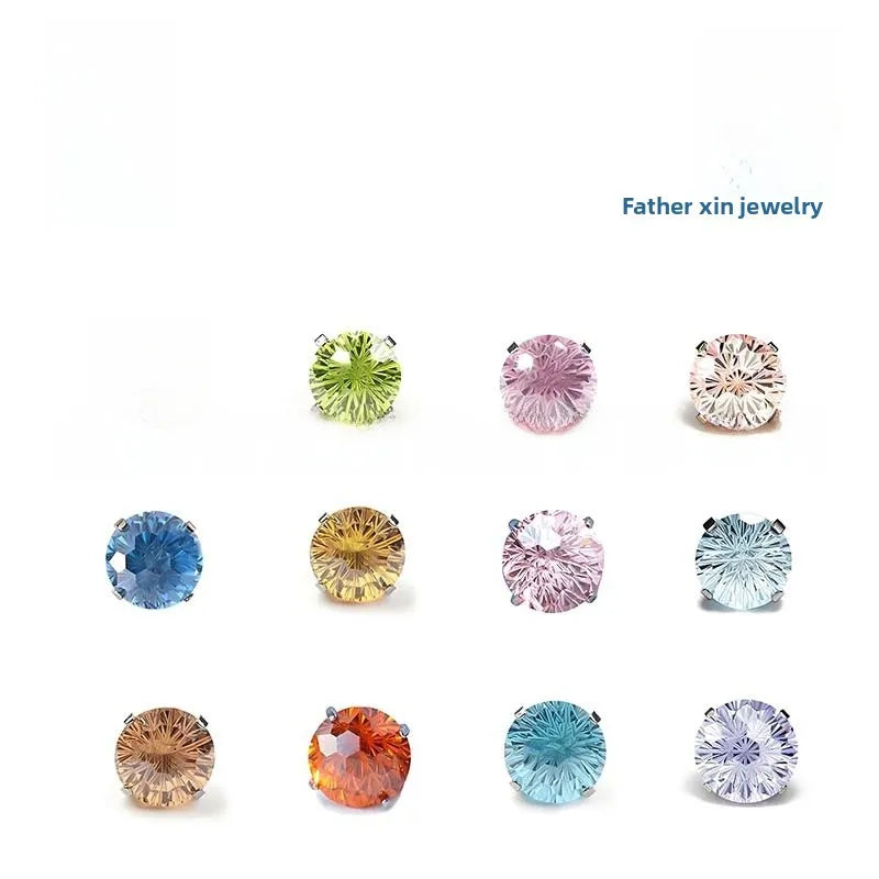 Titanium Geometric Lightning Ear Studs – 5 Pack