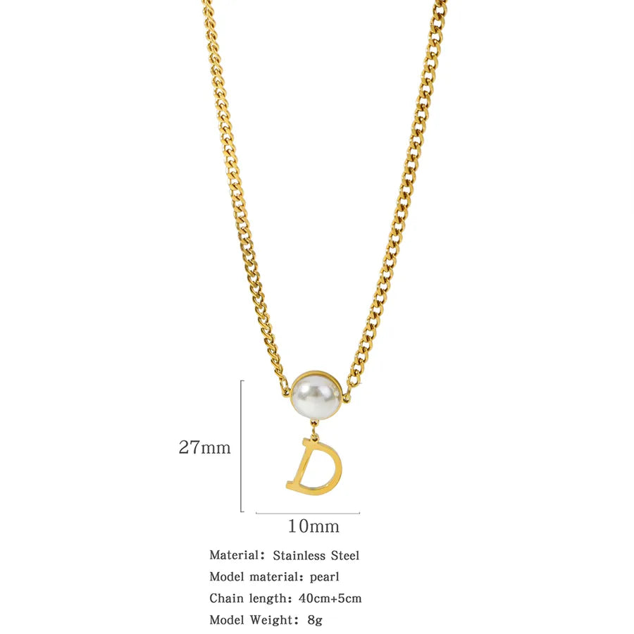 Gold Heart Stainless Steel Necklace HN0047