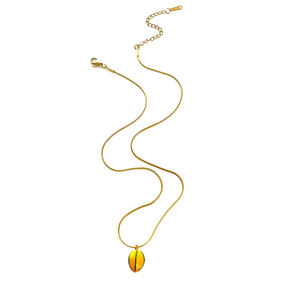 18K Gold Plated Geometric Pendant Necklace
