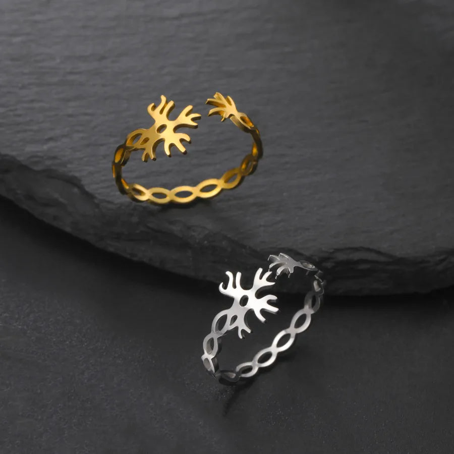 Minimalist Geometric Open Ring for Women