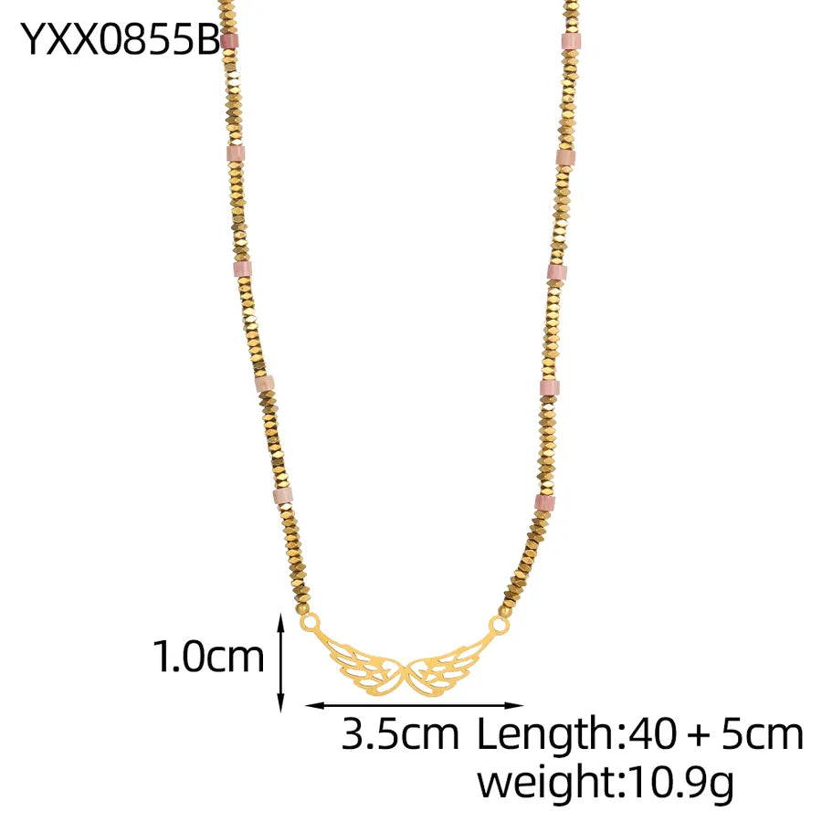 Handmade Natural Stone Layered Necklace YXX0855B