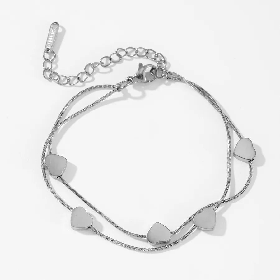 18K Gold Heart Scenery Pendant Necklace