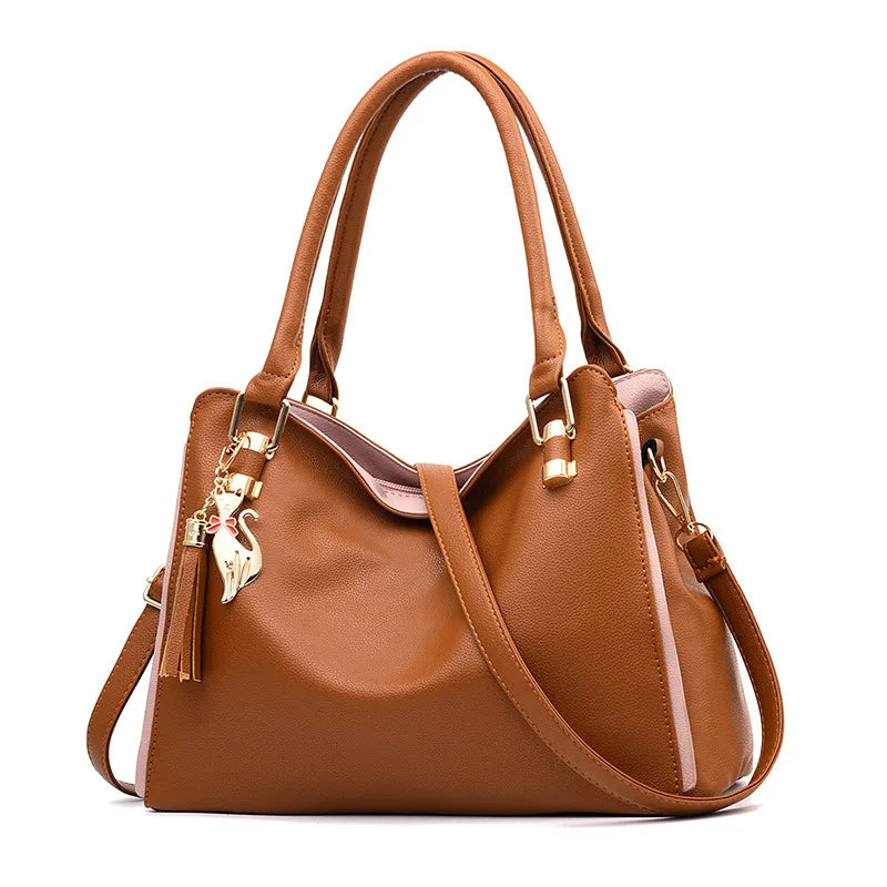 Elegant Soft Leather Shoulder Bag for Women