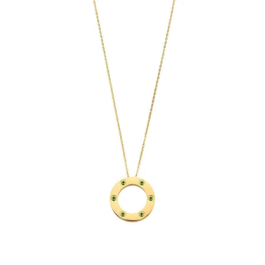 18K Gold Star Pendant Necklace for Women
