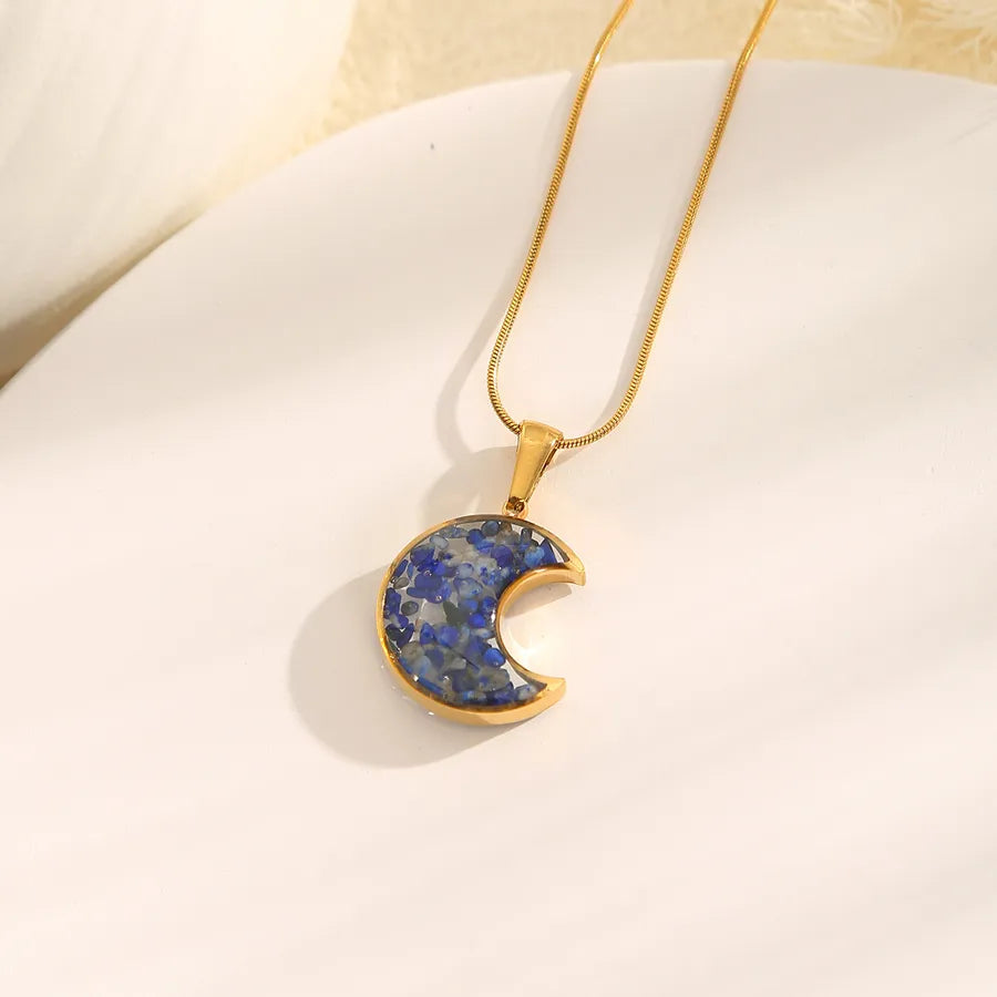 Geometric Stainless Steel Pendant Necklace