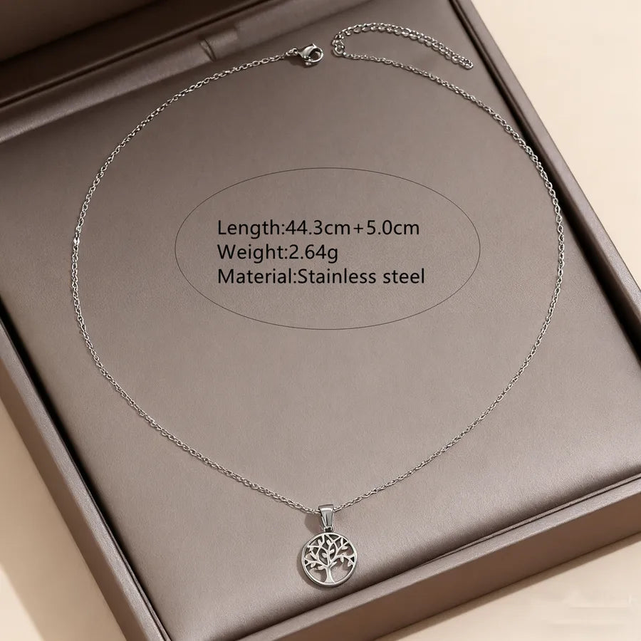 Silver Tree of Life Pendant Necklace