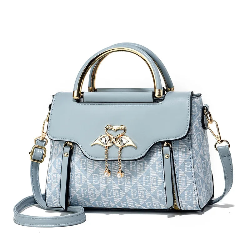 Multicolor Square Crossbody Shoulder Bag