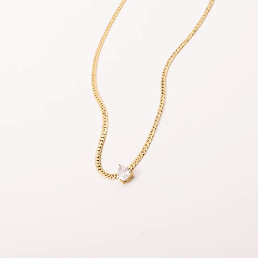 18K Gold Plated Snake Chain Necklace