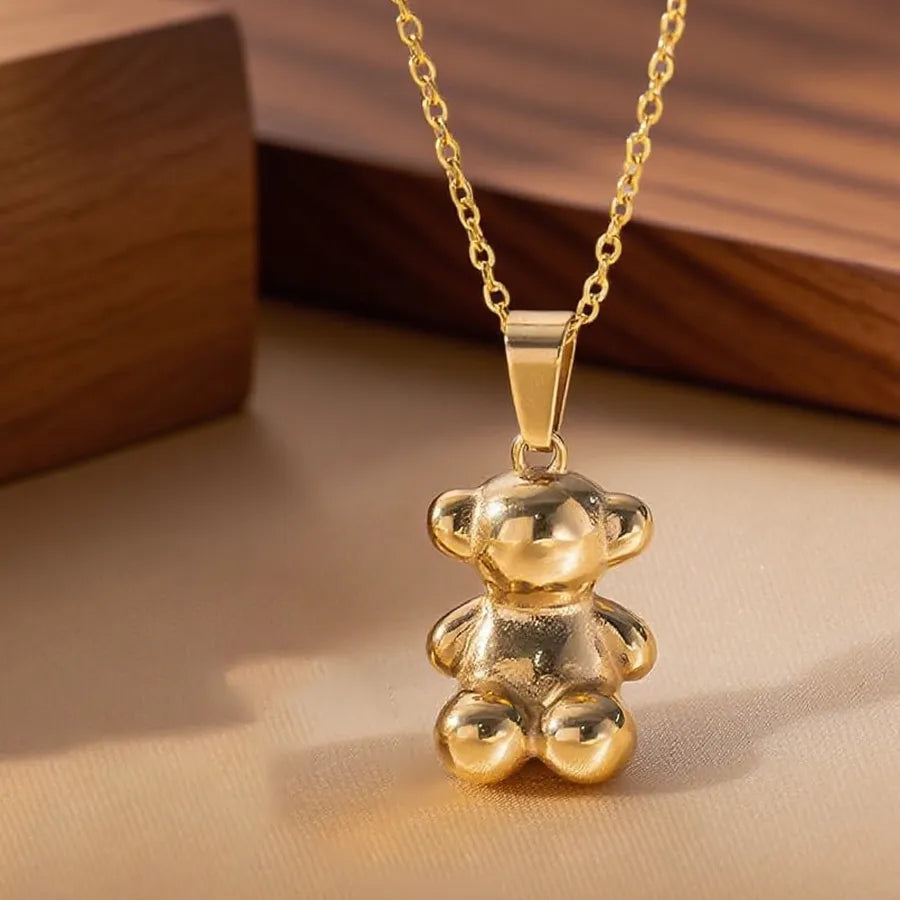 Titanium Steel Heart Pendant Necklace