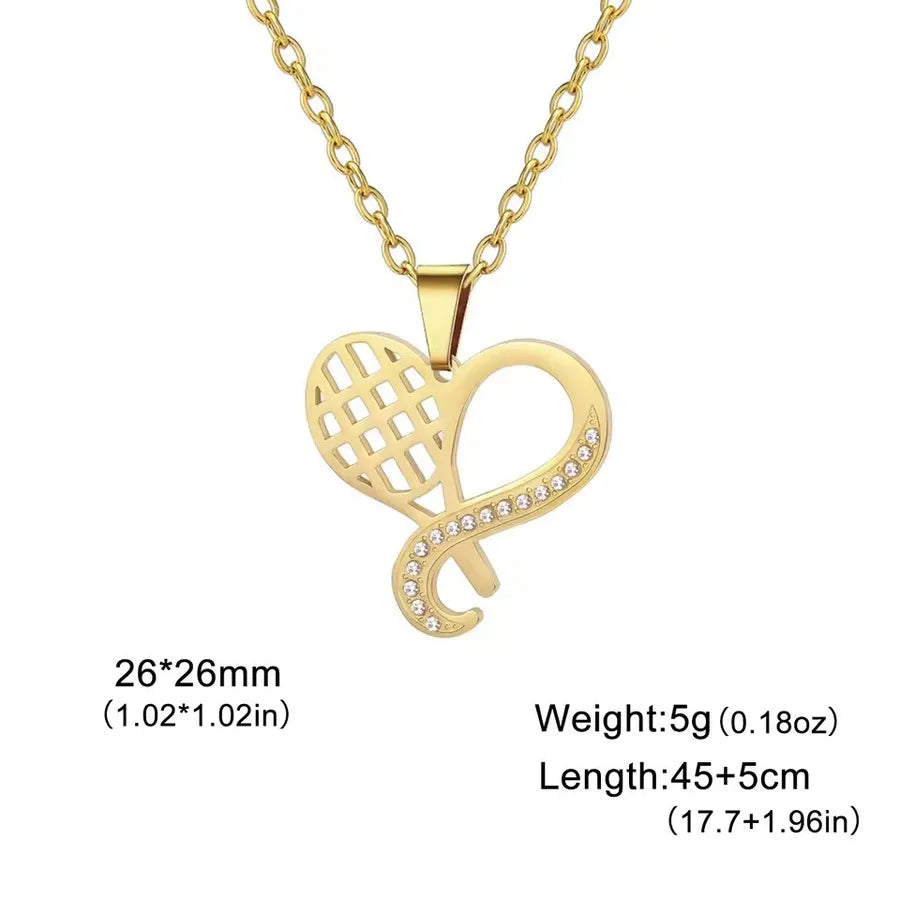 Stainless Steel Sports Pendant Necklace