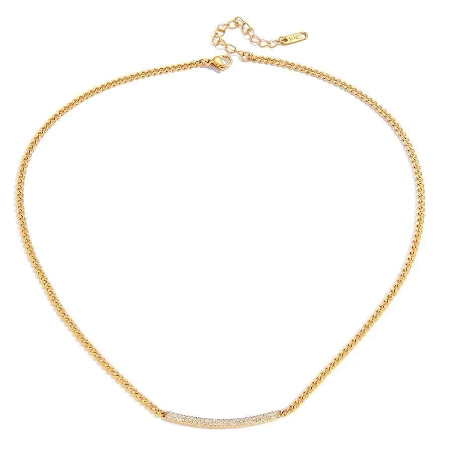 18K Gold Smiley Face Necklace for Women