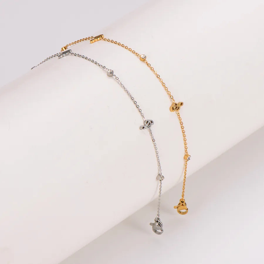 18K Gold Plated Stainless Steel Anklet for Women