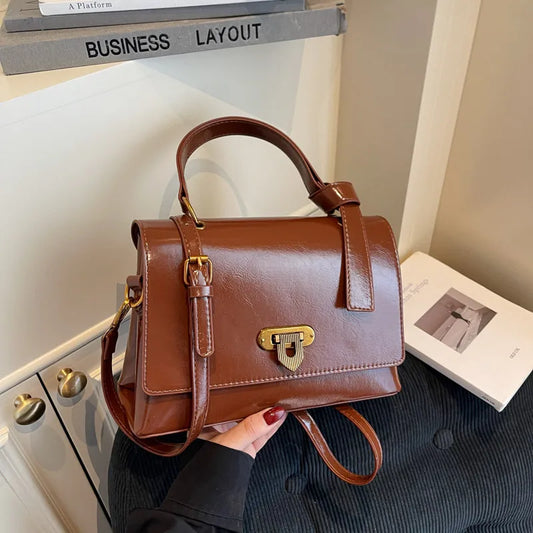 Retro Square Crossbody Handbag for Women