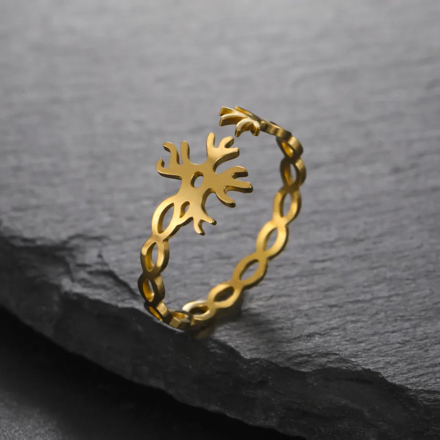 Minimalist Geometric Open Ring for Women