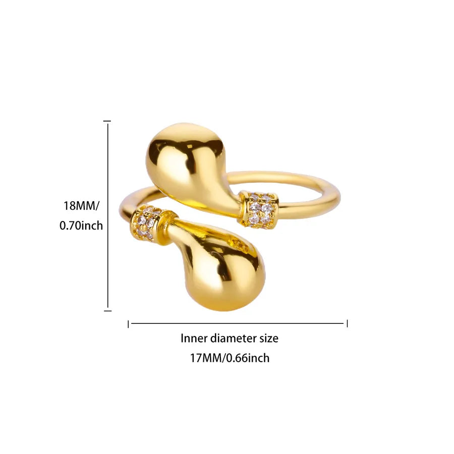 18K Gold Plated Adjustable Starry Snake Ring