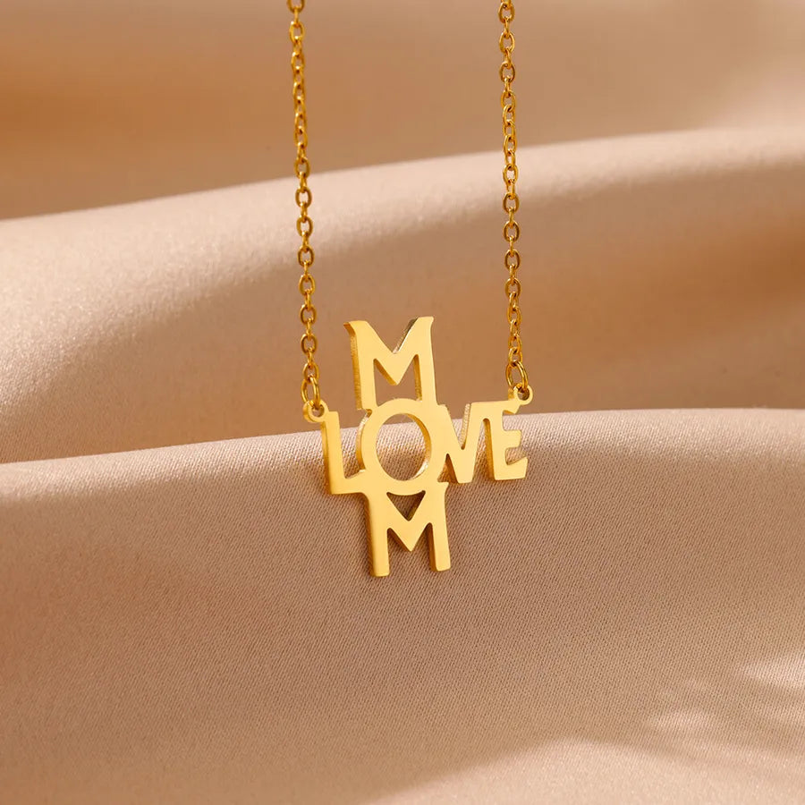 18K Gold Butterfly Letter Pendant Necklace