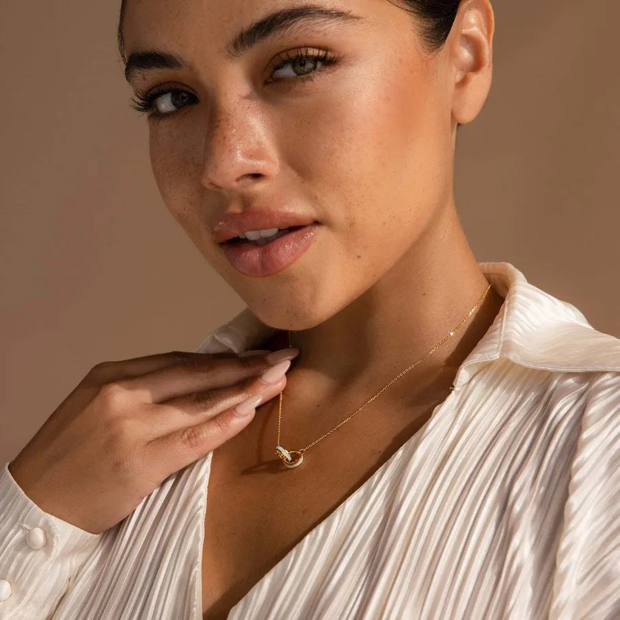 18K Gold PVD Stainless Steel Tropical Necklace