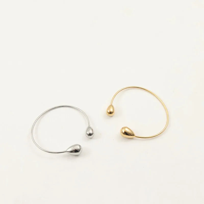 18K Gold Plated Water Drop Stainless Steel Bracelet