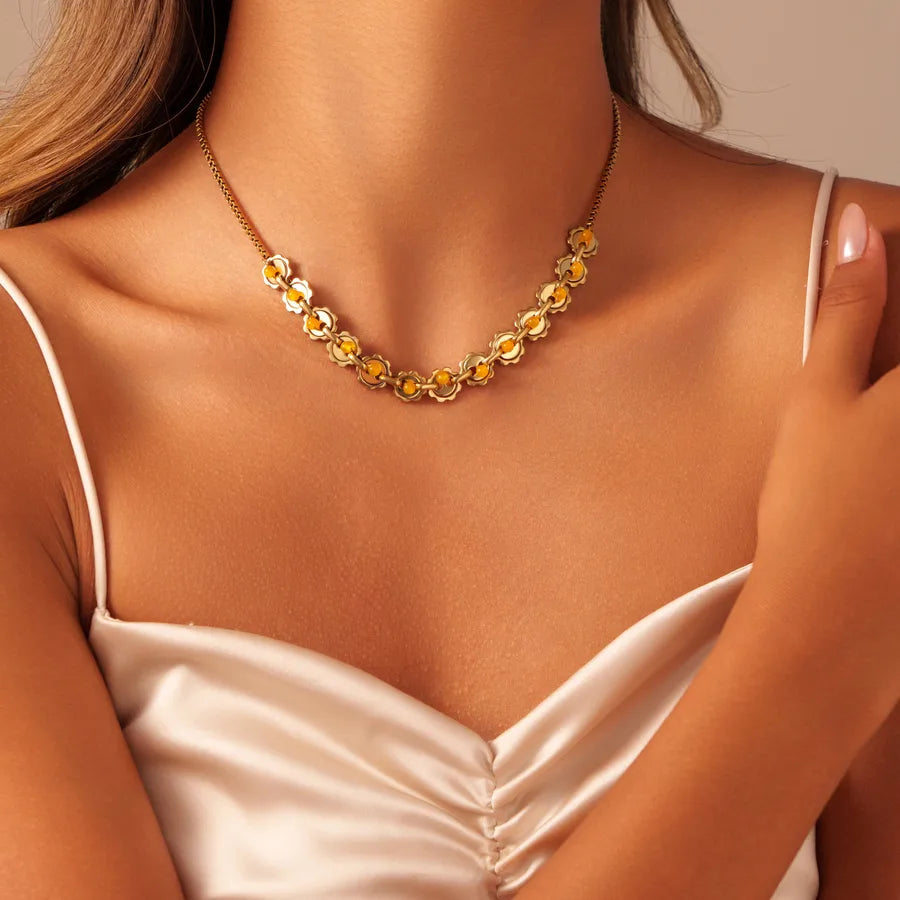 18K Gold PVD Coated Stainless Steel Necklace